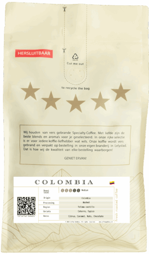 Colombia supremo koffiebonen 1kg