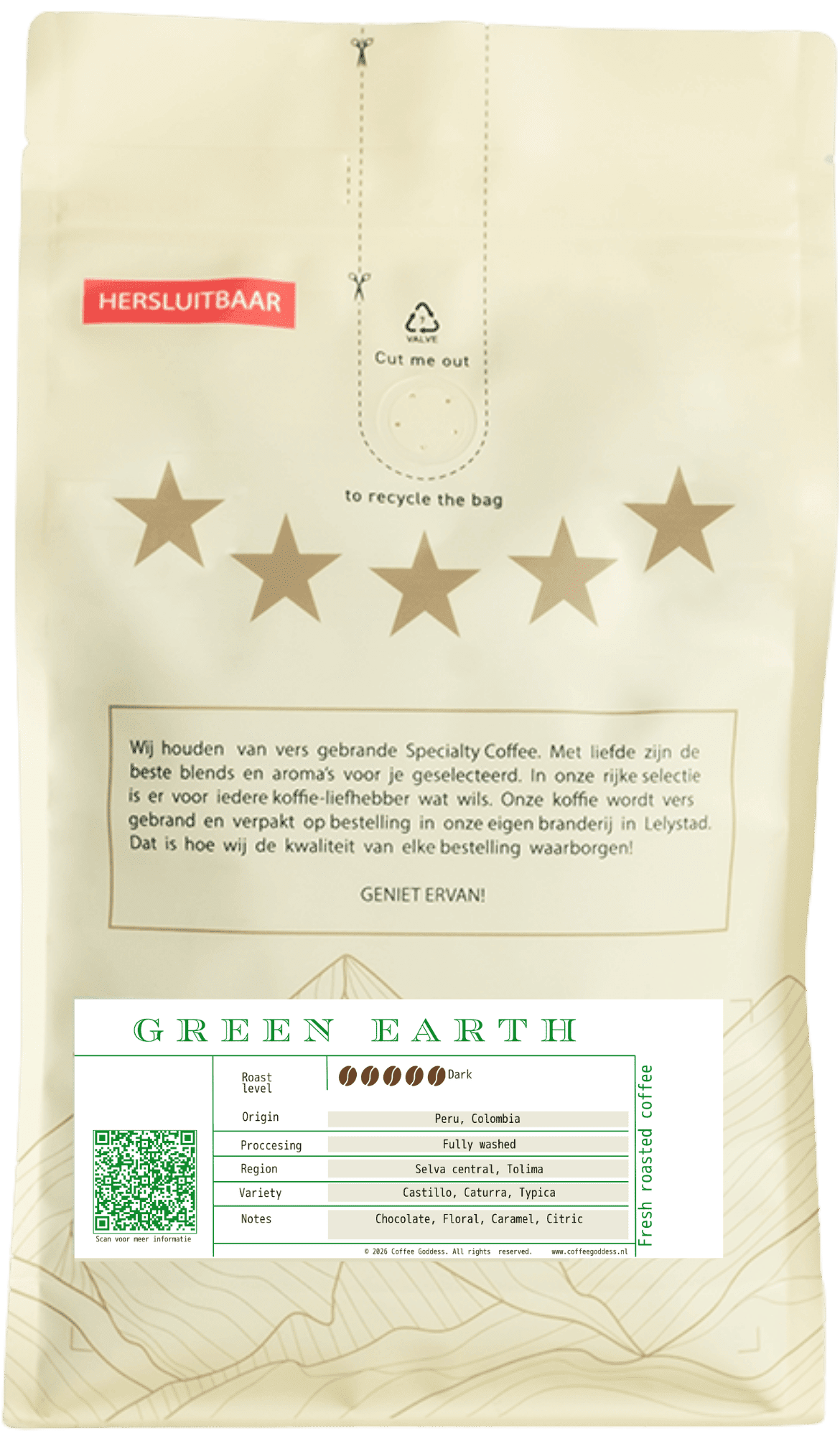 Green Earth koffiebonen 1kg