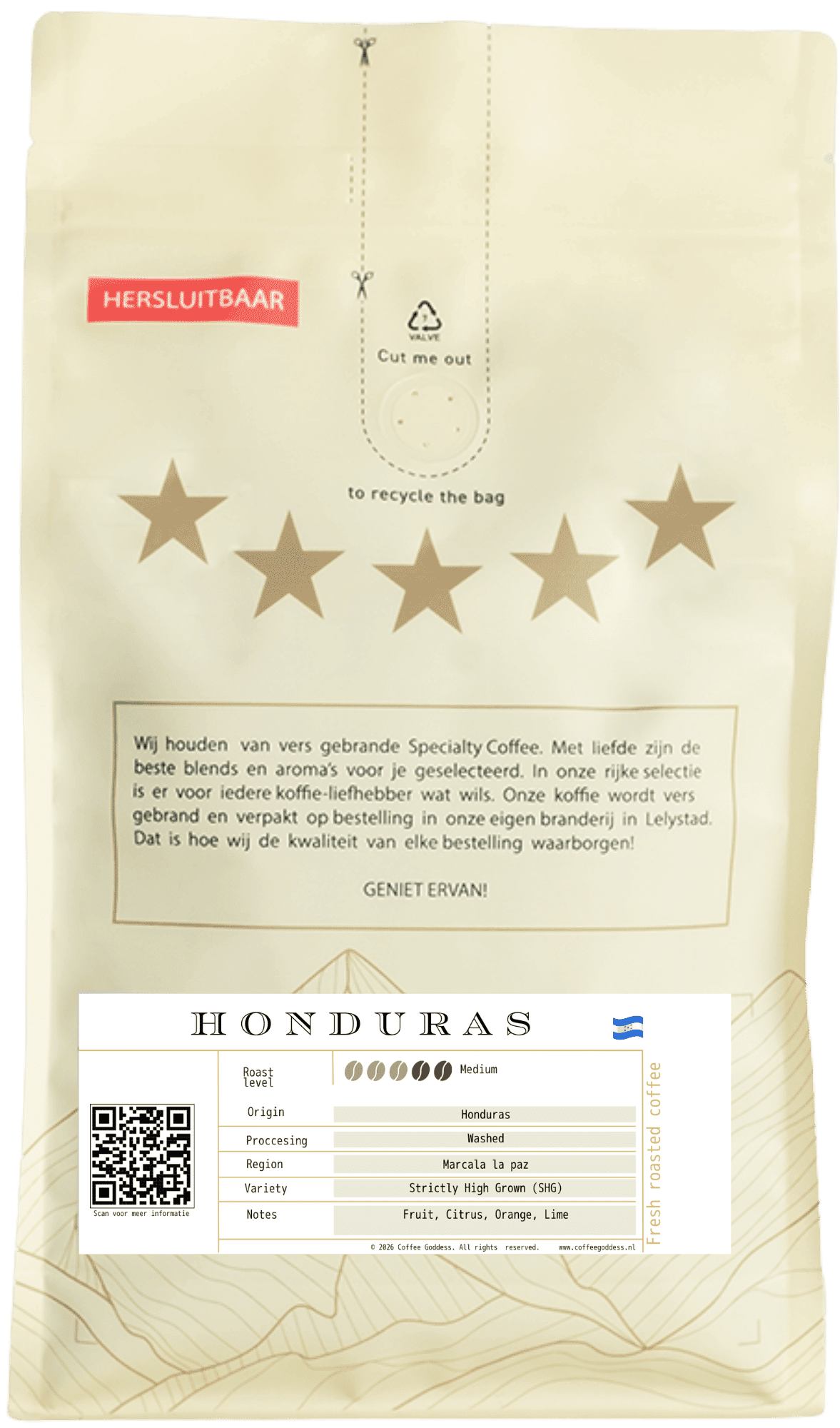 Honduras koffiebonen 1kg