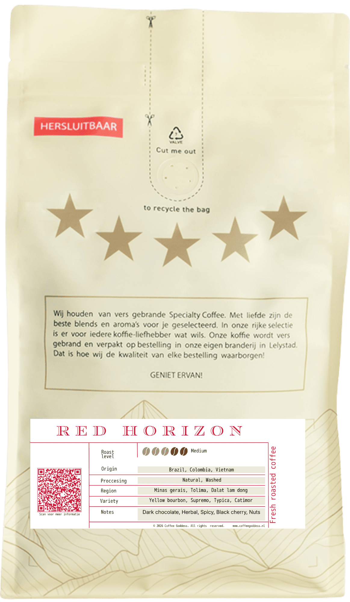 Red Horizon koffiebonen 1kg